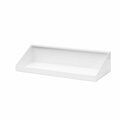Triton Products 18 In. W x 6-1/2 In. D White Epoxy Coated Steel Shelf for LocBoard 56186-WHT